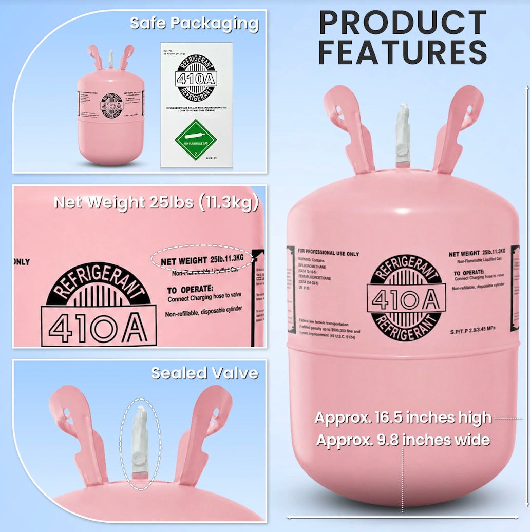Professional R410A refrigerant service