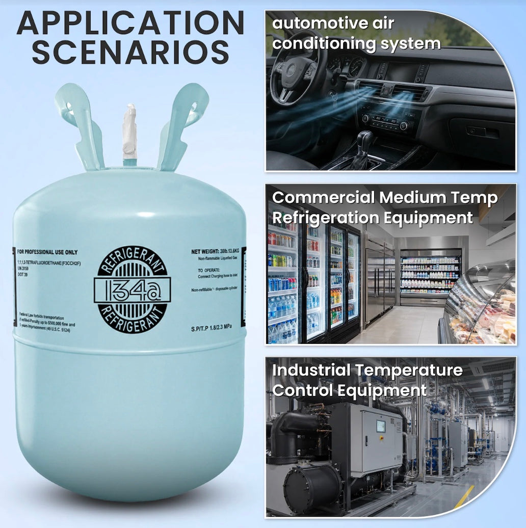 R134A refrigerant cylinder